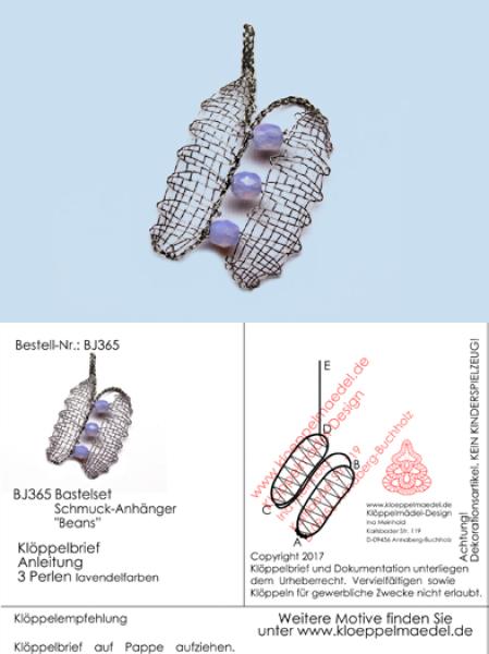 365 Klöppelschmuck Bastelset „Beans“