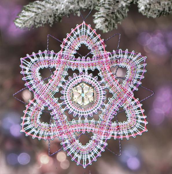 660 Bastel-Set "Schnee-Sternchen 2025"