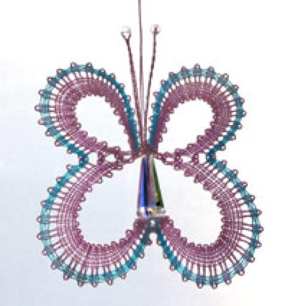 375 Bastelset "Drei funkelnde Schmetterlinge"