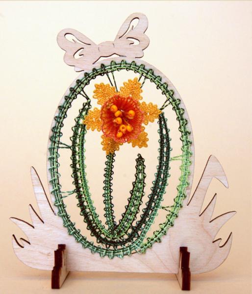 138 Klöppelbrief "Narzisse" ( Osterglocke) - Blümchen des Jahres 2010