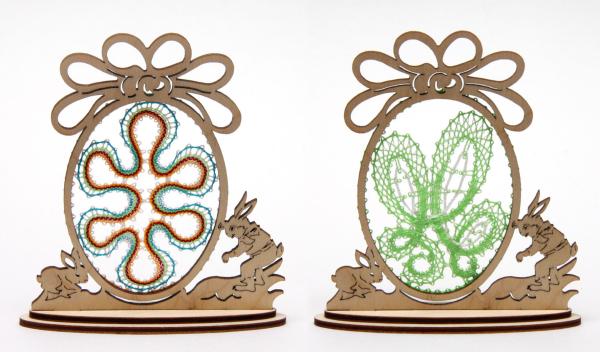 188 Klöppelbrief "Ei-Motive"