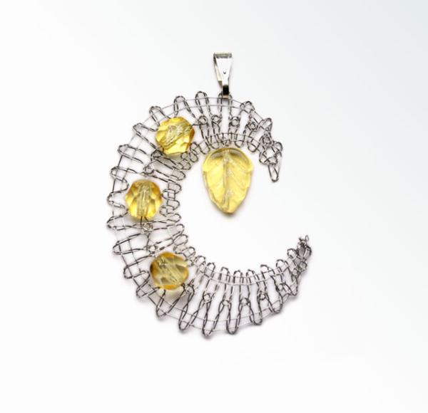 292 Klöppelschmuck Bastelset  „Citrinchen“