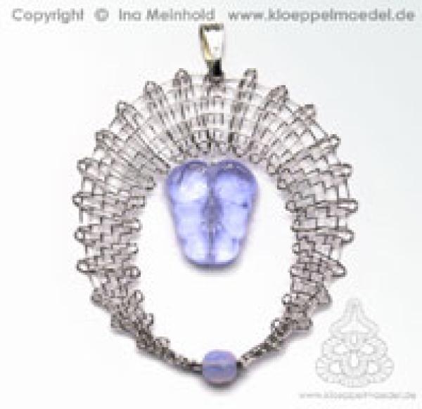 317 Klöppelschmuck Bastelset  „Veilchenbogen“