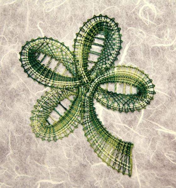 172 Klöppelbrief Duchesse-Kleeblatt