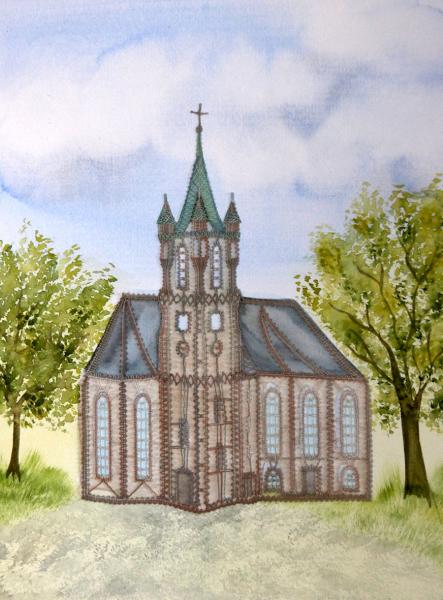 269 Klöppelbrief „St. Katharinenkirche“ Annaberg-Buchholz