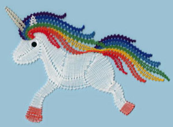 378 Klöppelbrief Einhorn