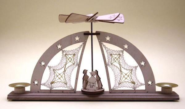 169 Klöppelbrief Klöppeleinsatz für Bogenpyramide Motiv 2