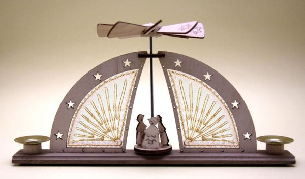 170 Klöppelbrief Klöppeleinsatz für Bogenpyramide Motiv 3