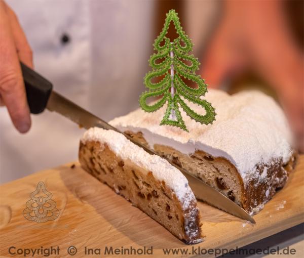 422 Klöppelbrief "Tannenbaum" Motiv in 2 verschiedenen Größen