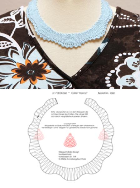 060 Klöppelbrief Collier "Hanna"