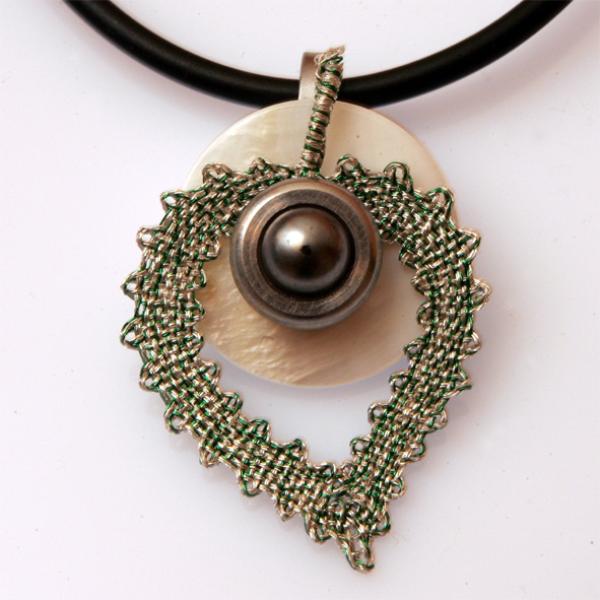 065 Klöppelbrief 4 Schmuck-Anhänger "Curls" für Wechselschmuck