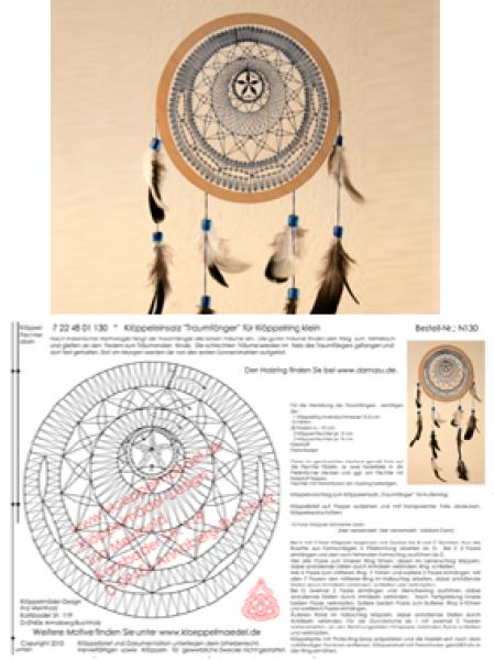 130 Klöppelbrief „Kleiner Traumfänger“