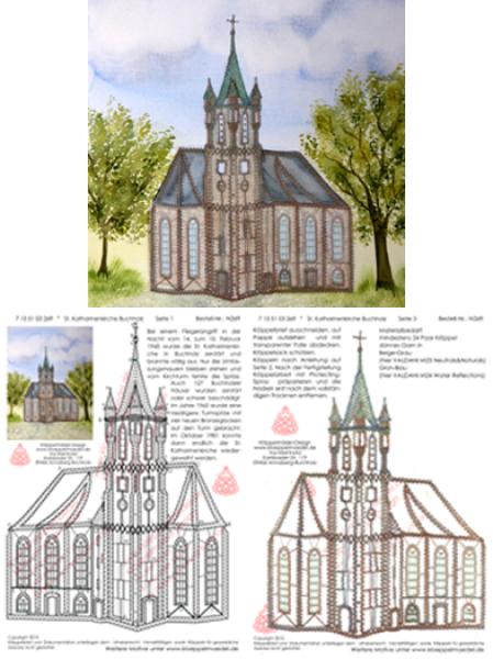 269 Klöppelbrief „St. Katharinenkirche“ Annaberg-Buchholz