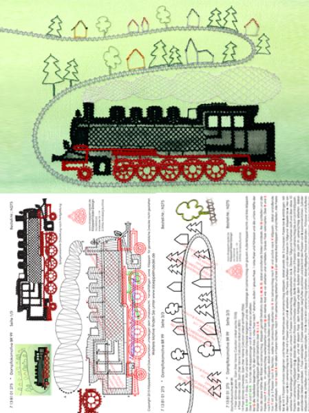 275 Klöppelbrief „Dampflokomotive BR 99“