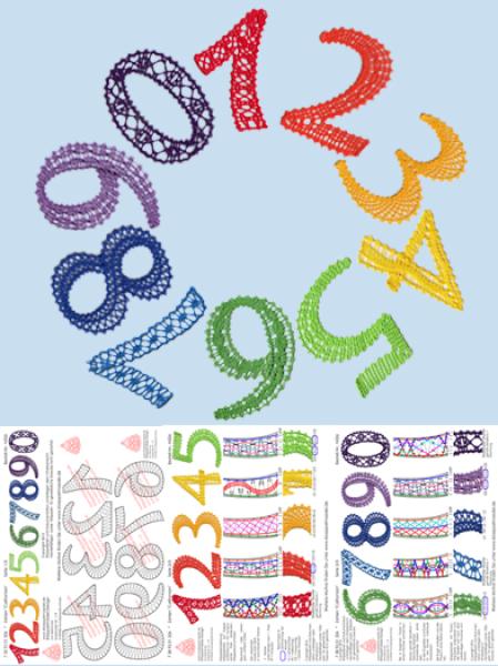 326 Klöppelbrief Zahlen