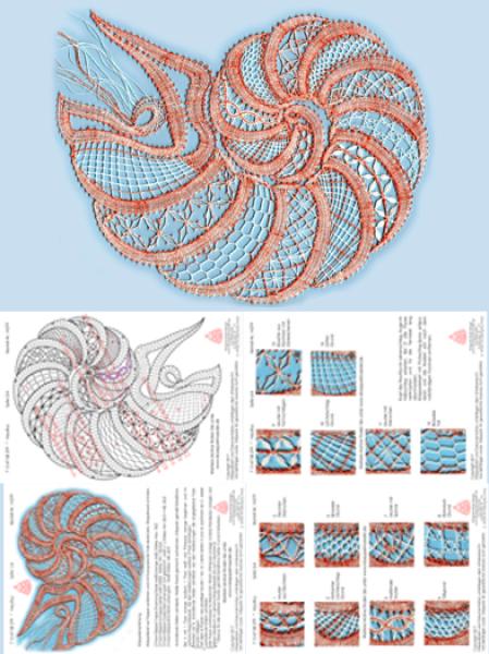379 Klöppelbrief „Nautilus“