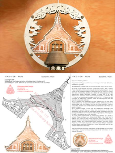 041 Klöppelbrief Klöppeleinsatz Seiffener Kirche