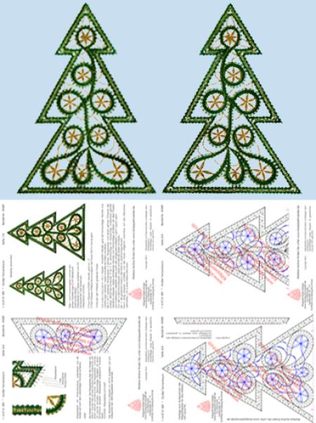 309 Klöppelbrief „Großer Tannenbaum"